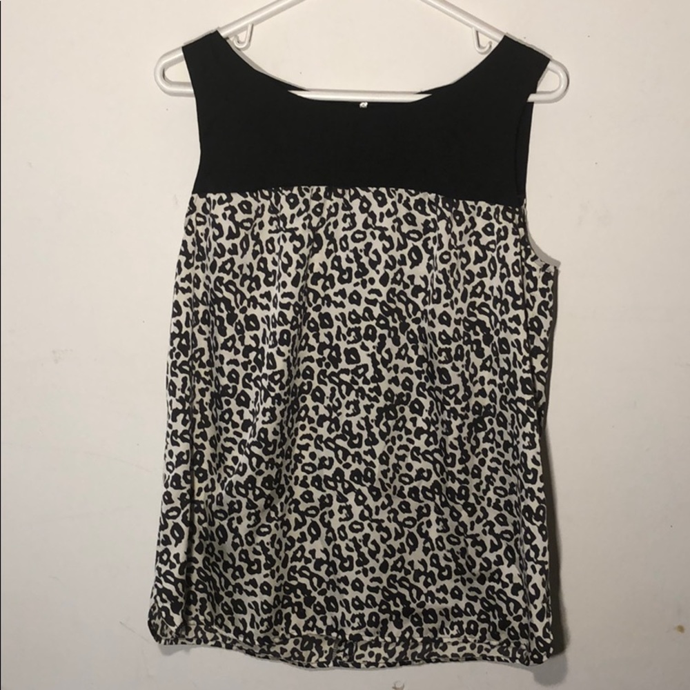 LOFT Leopard Print Top/Blouse